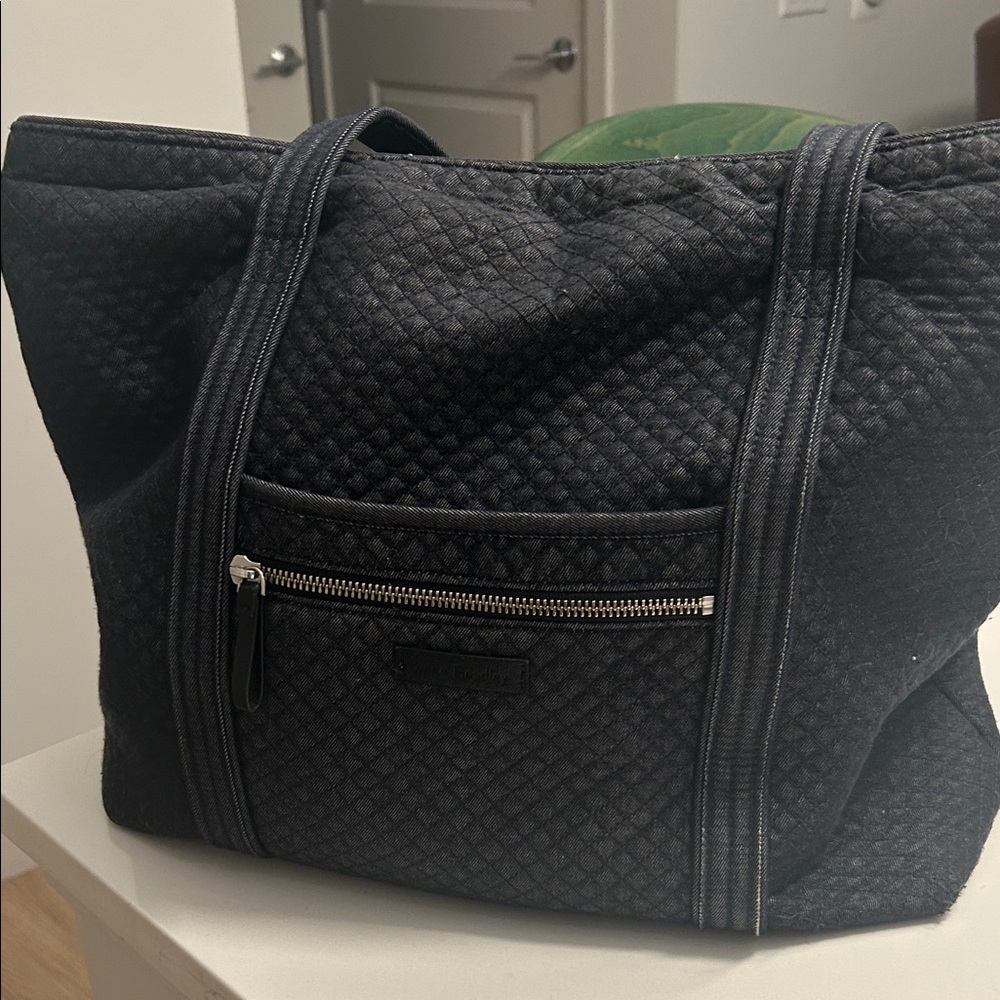 Vera Bradley Quilted Charcoal Tote